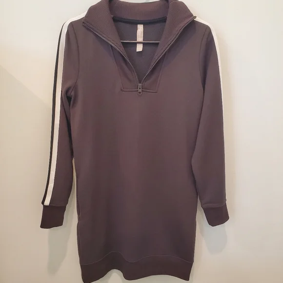 Athleta Circa Track Sweatshirt Dress XS - Picture 3 of 5